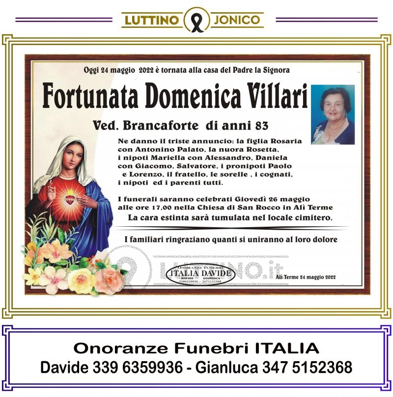 Fortunata Domenica Villari